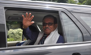 Governor Shri JP Rajkhowa during his departure at Raj Bhavan, Itanagar on 13th September 2016